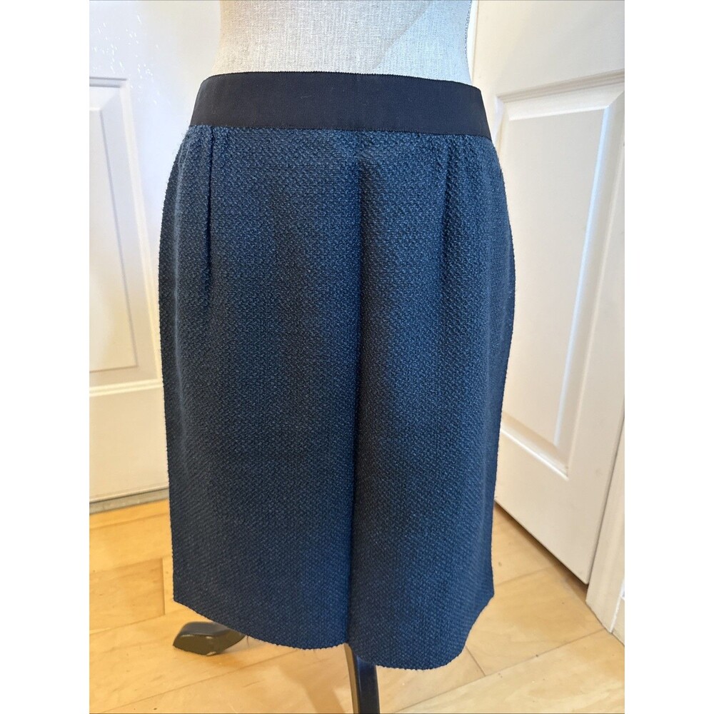 TEAL TWEED NWT Talbots Petites Teal Green And Black Skirt Size 6P